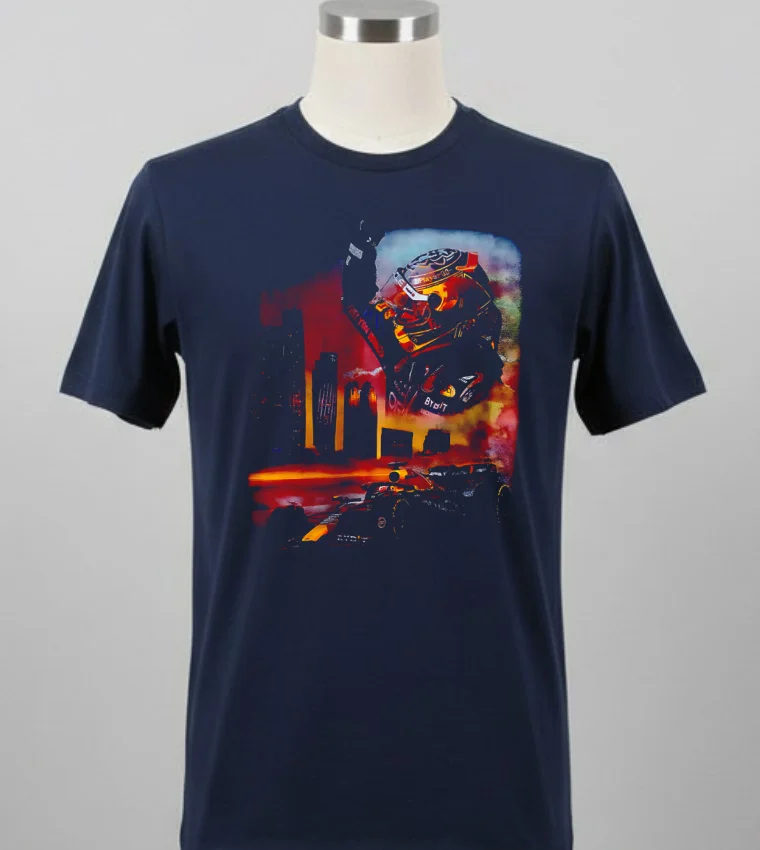 Boxy Heavyweight Oracle Red Bull Racing Graphic Shirt - balck-shirt Boxy Heavyweight Oracle Red Bull Racing Graphic Shirt Balck Shirt