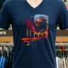 Boxy Heavyweight Oracle Red Bull Racing Graphic Shirt Navy Shirt 1