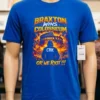 Braxton Wins Colosseum Cbk Or We Riot Fire Burning Shirt Blue Shirt
