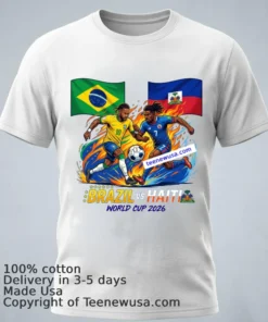Brazil Vs Haiti World Cup 2026 T Shirt