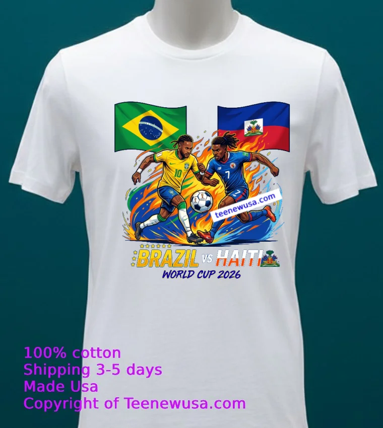 Brazil Vs Haiti World Cup 2026 T Shirt White T Shirt 20