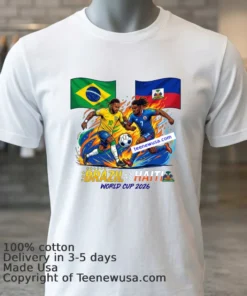 Brazil Vs Haiti World Cup 2026 T Shirt