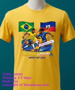 Brazil Vs Haiti World Cup 2026 T Shirt