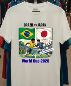 Brazil Vs Japan World Cup 2026 T Shirt