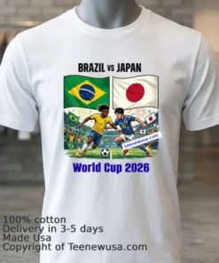 Brazil Vs Japan World Cup 2026 T Shirt