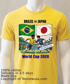 Brazil Vs Japan World Cup 2026 T Shirt