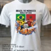 Brazil Vs Morocco World Cup 2026 T Shirt White T Shirt 3