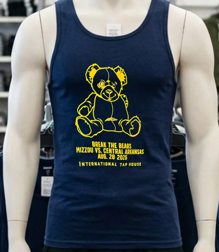 Break The Bears Mizzou Vs. Central Arkansas 2025 Shirt - navy-shirt Break The Bears Mizzou Vs Central Arkansas 2025 Shirt Navy Shirt