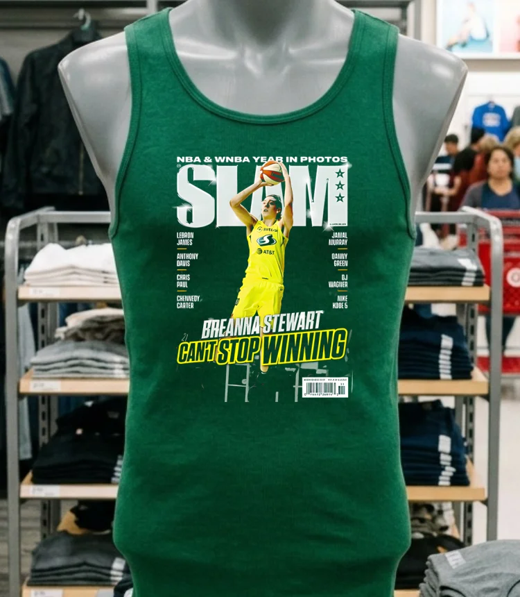 Breanna Stewart Seattle Storm Wnba Slam Shirt - green-shirt Breanna Stewart Seattle Storm Wnba Slam Shirt Green Shirt