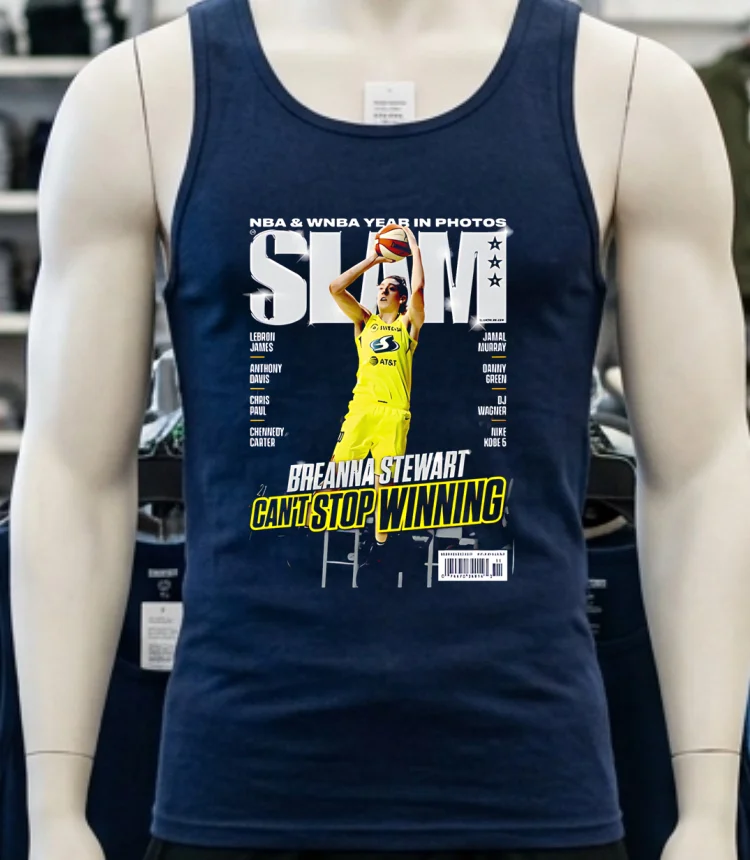 Breanna Stewart Seattle Storm Wnba Slam Shirt - navy-shirt Breanna Stewart Seattle Storm Wnba Slam Shirt Navy Shirt