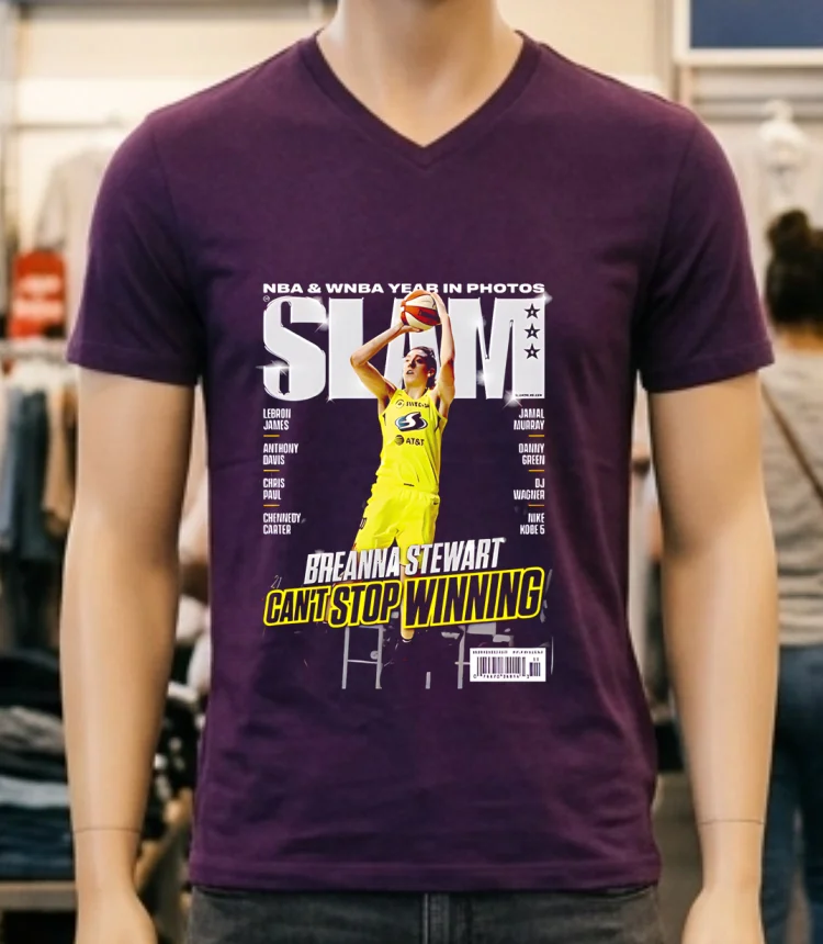 Breanna Stewart Seattle Storm Wnba Slam Shirt Purple Shirt