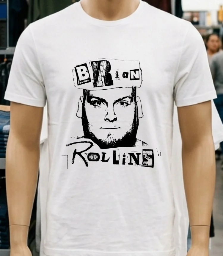 Brian Rollins Vintage Shirt - white-t-shirt Brian Rollins Vintage Shirt White T Shirt 3