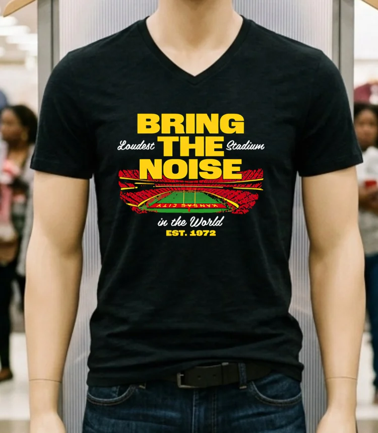 Bring The Noise Loudest Stadium In The World Est 1972 Shirt - balck-shirt Bring The Noise Loudest Stadium In The World Est 1972 Shirt Balck Shirt 1
