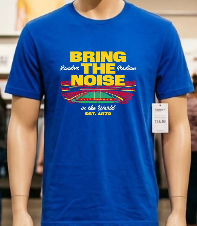 Bring The Noise Loudest Stadium In The World Est 1972 Shirt Blue Shirt