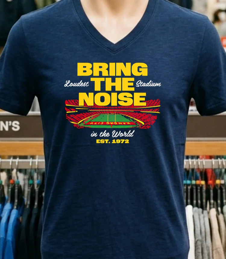 Bring The Noise Loudest Stadium In The World Est 1972 Shirt - navy-shirt Bring The Noise Loudest Stadium In The World Est 1972 Shirt Navy Shirt 1