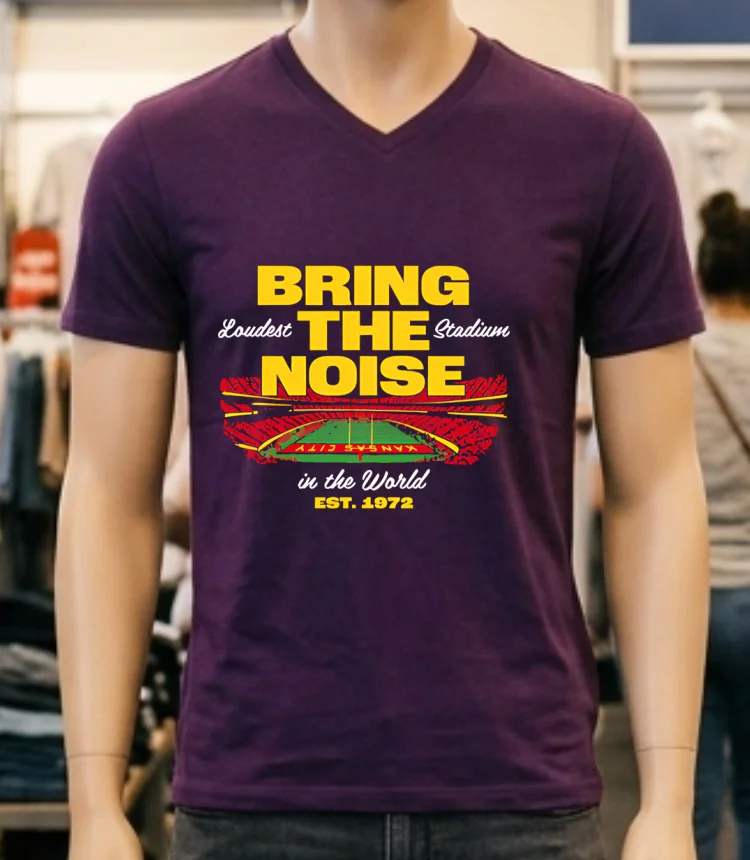 Bring The Noise Loudest Stadium In The World Est 1972 Shirt - purple-shirt Bring The Noise Loudest Stadium In The World Est 1972 Shirt Purple Shirt