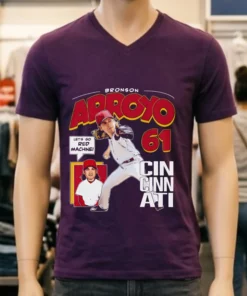 Bronson Arroyo Cincinnati Comic 61 Shirt
