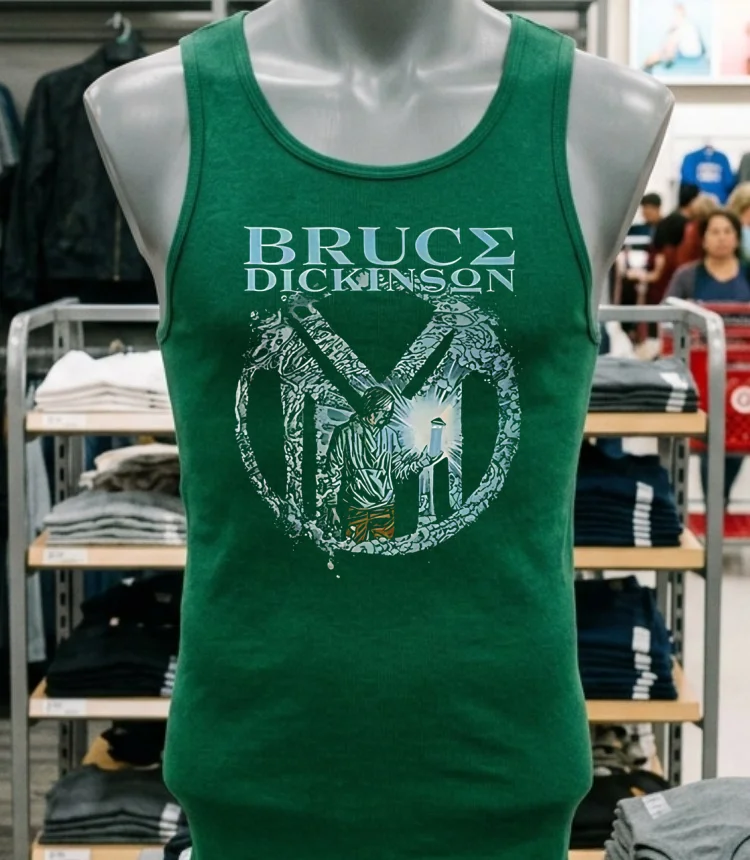 Bruce Dickinson American Tour 2025 Shirt - green-shirt Bruce Dickinson American Tour 2025 Shirt Green Shirt