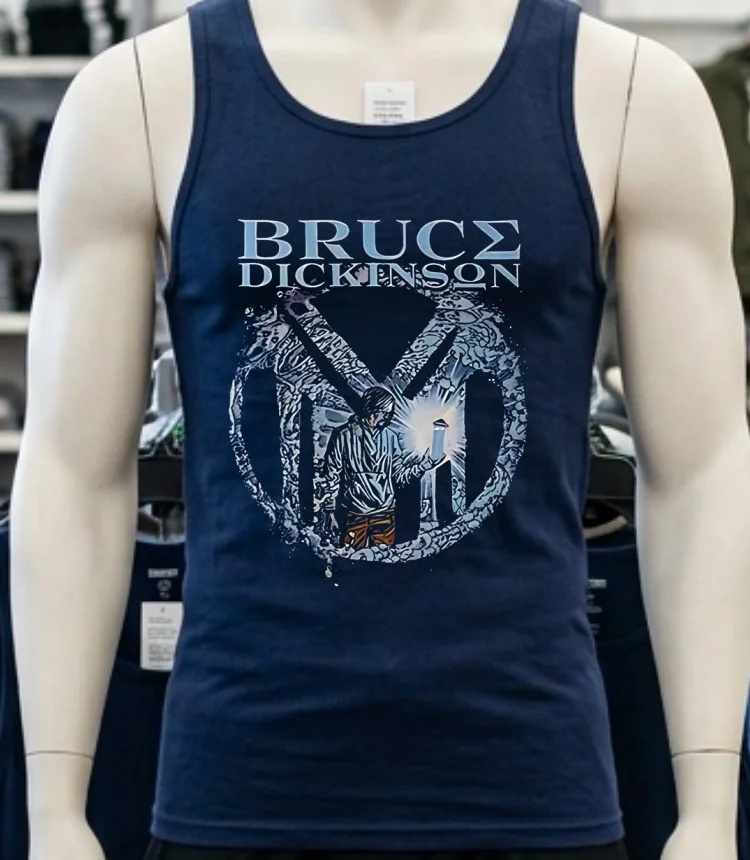 Bruce Dickinson American Tour 2025 Shirt - navy-shirt Bruce Dickinson American Tour 2025 Shirt Navy Shirt