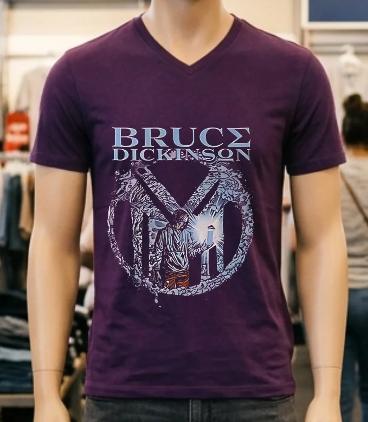 Bruce Dickinson American Tour 2025 Shirt Purple Shirt