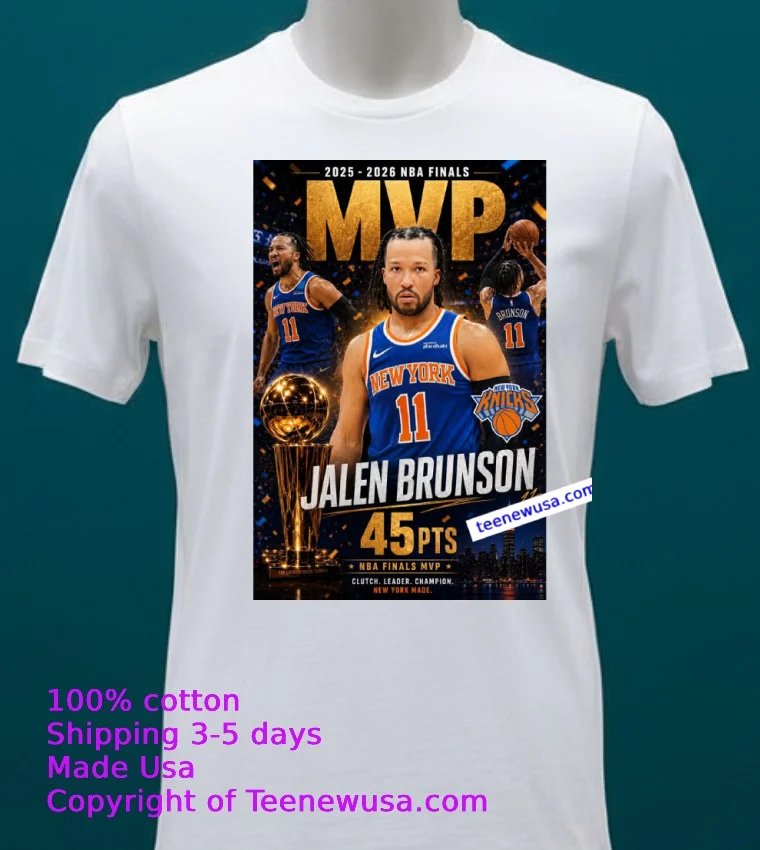 Brunson Is Your Finals Mvp T Shirt - white-t-shirt 20 Brunson Is Your Finals Mvp T Shirt White T Shirt 20