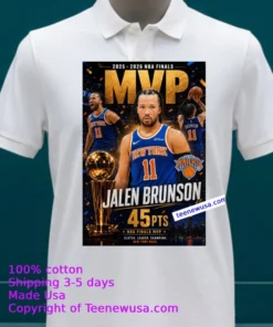 Brunson Is Your Finals Mvp T Shirt White T Shirt 23