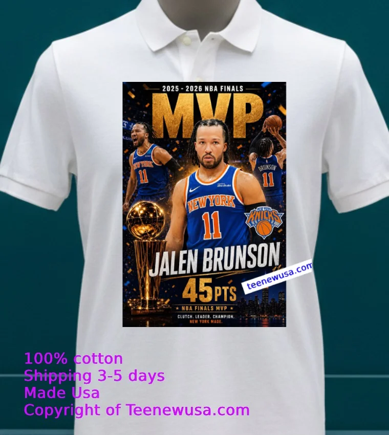 Brunson Is Your Finals Mvp T Shirt - white-t-shirt 23 Brunson Is Your Finals Mvp T Shirt White T Shirt 23