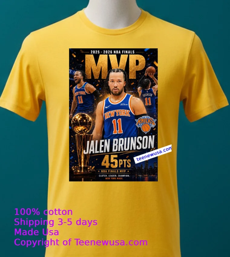 Brunson Is Your Finals Mvp T Shirt Yellow T Shirt 2