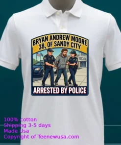 Bryan Andrew Moore (38 Years Old) Of Sandy City Was Arrested By Police T Shirt