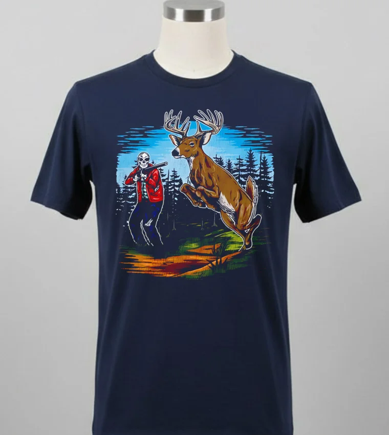 Buck Stops Here Hunter Skeletons Shirt Balck Shirt