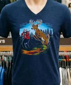 Buck Stops Here Hunter Skeletons Shirt