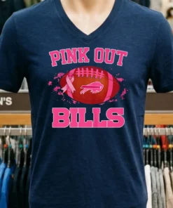 Buffalo Bills Pink Out Ball Shirt