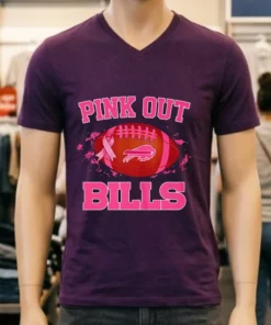 Buffalo Bills Pink Out Ball Shirt