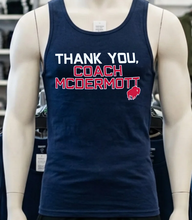 Buffalo Bills Thank You Coach Mcdermott Shirt - navy-shirt Buffalo Bills Thank You Coach Mcdermott Shirt Navy Shirt