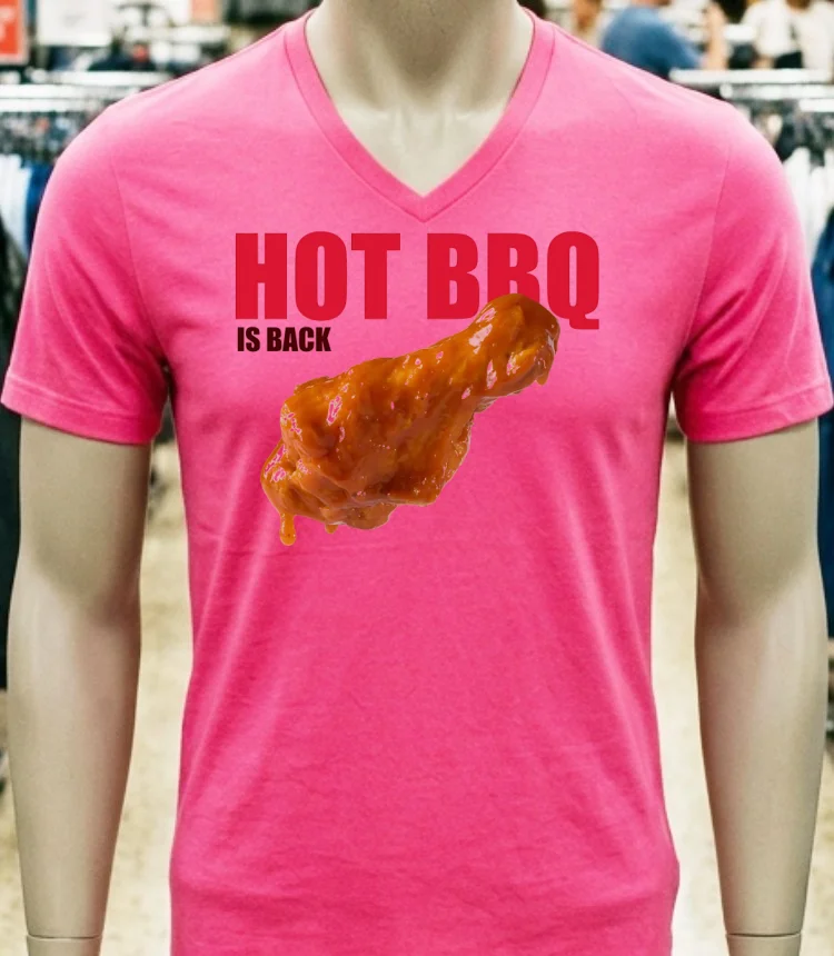 Buffalo Wild Wings Hot Bbq Is Back Shirt - pink-t-shirt Buffalo Wild Wings Hot Bbq Is Back Shirt Pink T Shirt