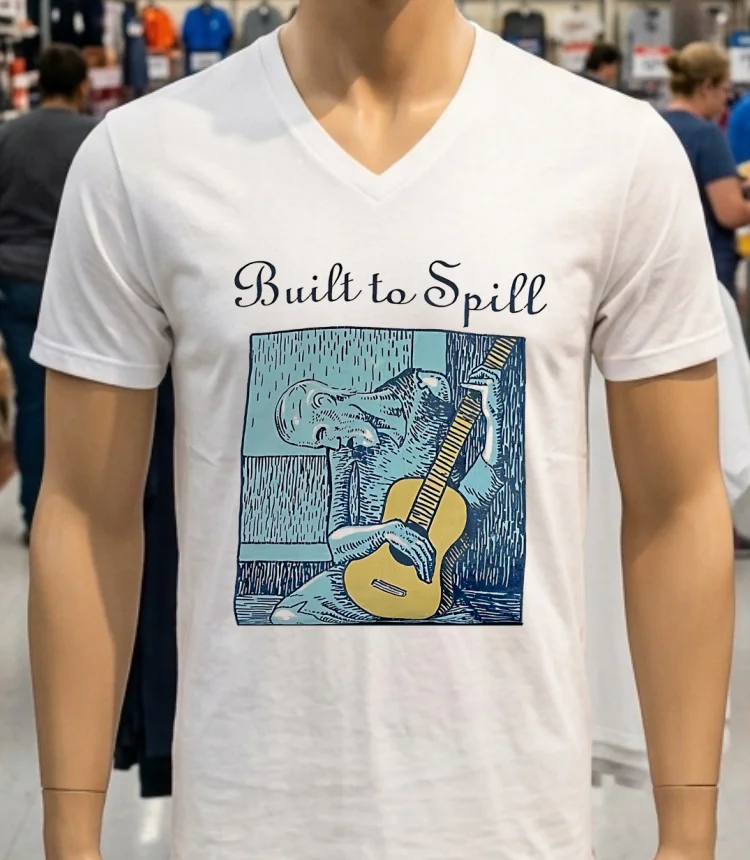 Built To Spill Vintage Shirt - white-t-shirt Built To Spill Vintage Shirt White T Shirt 2