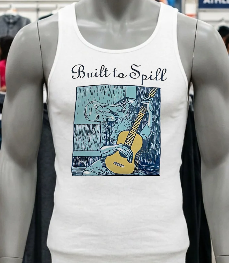 Built To Spill Vintage Shirt - white-t-shirt Built To Spill Vintage Shirt White T Shirt