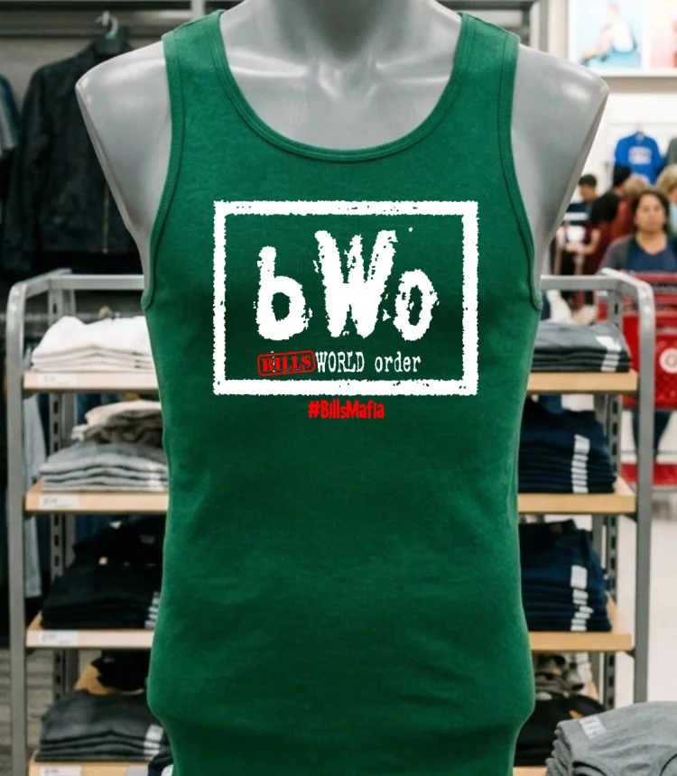 Bwo Bills World Order Bills Mafia Shirt Green Shirt