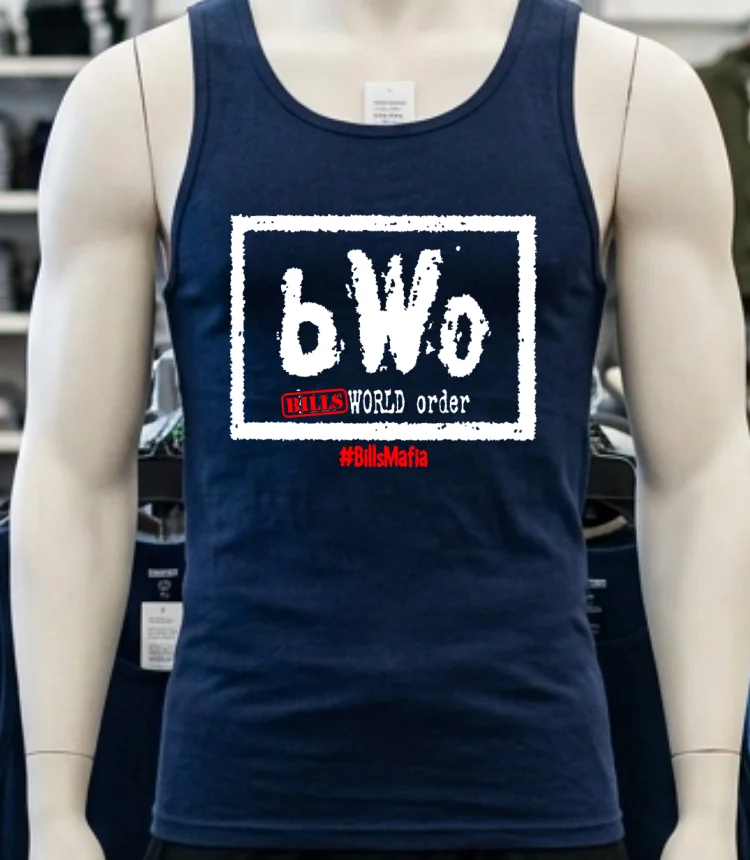 Bwo Bills World Order Bills Mafia Shirt - navy-shirt Bwo Bills World Order Bills Mafia Shirt Navy Shirt