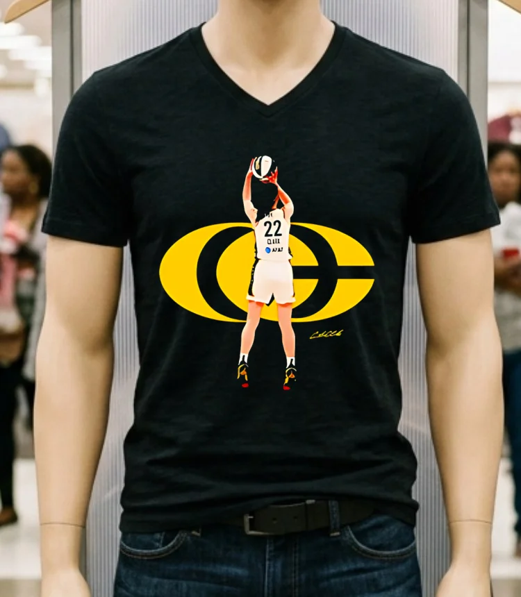 Caitlin Clark Dunk Cc Logo Signature Shirt Balck Shirt 1
