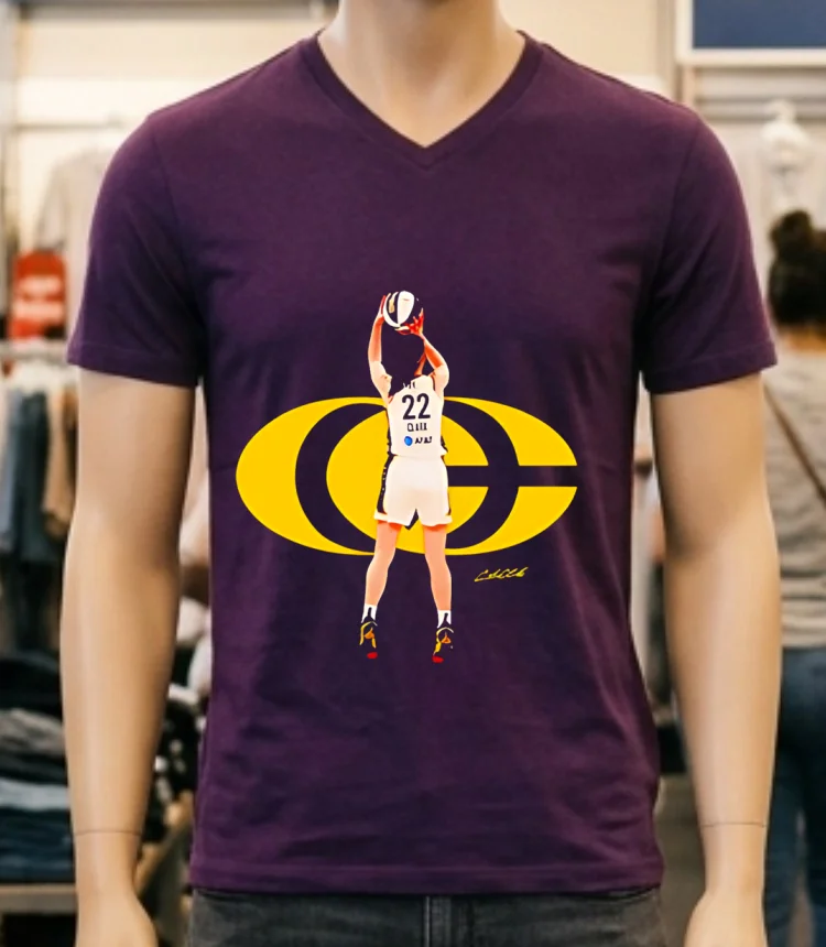 Caitlin Clark Dunk Cc Logo Signature Shirt - purple-shirt Caitlin Clark Dunk Cc Logo Signature Shirt Purple Shirt