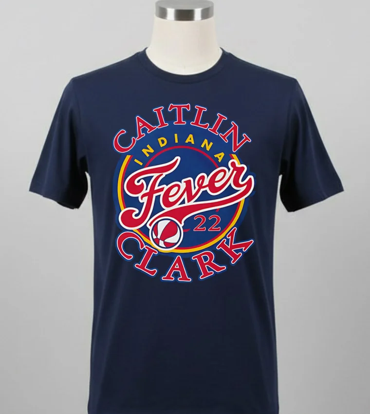 Caitlin Fever #22 Basketball Personalized Logo Indiana Shirt - balck-shirt Caitlin Fever 22 Basketball Personalized Logo Indiana Shirt Balck Shirt