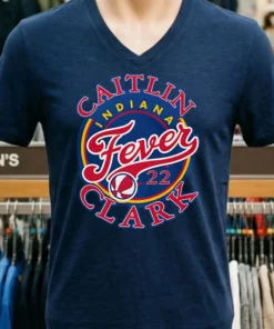 Caitlin Fever 22 Basketball Personalized Logo Indiana Shirt