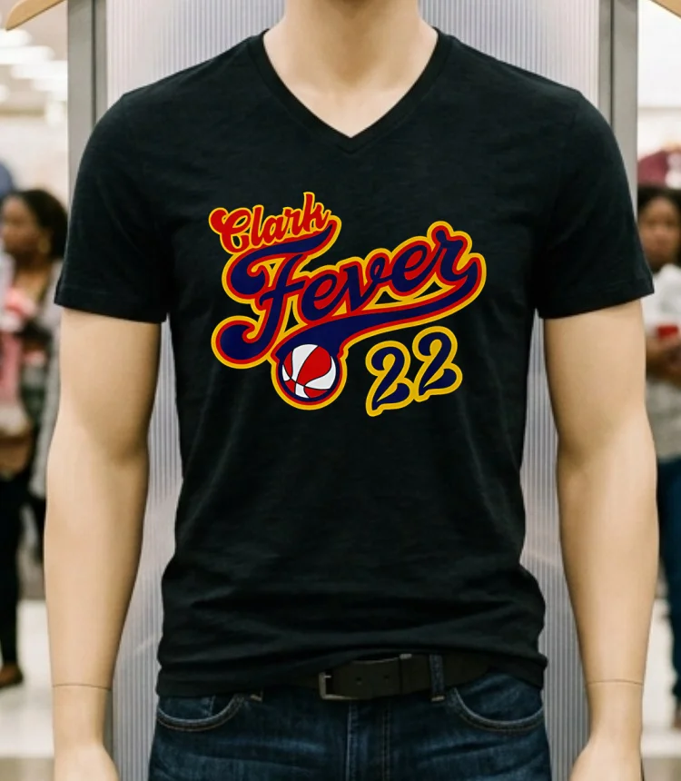 Caitlin Fever 22 Basketball Star Player Indiana Shirt Balck Shirt 1