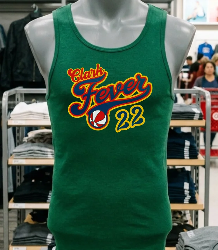 Caitlin Fever #22 Basketball Star Player Indiana Shirt - green-shirt Caitlin Fever 22 Basketball Star Player Indiana Shirt Green Shirt