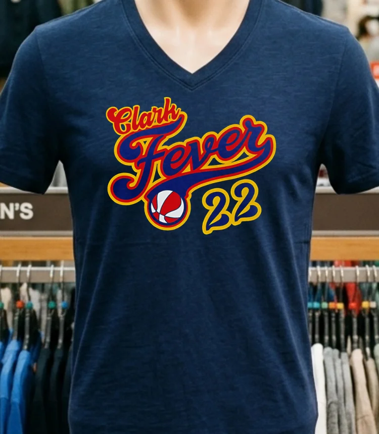 Caitlin Fever #22 Basketball Star Player Indiana Shirt - navy-shirt Caitlin Fever 22 Basketball Star Player Indiana Shirt Navy Shirt 1