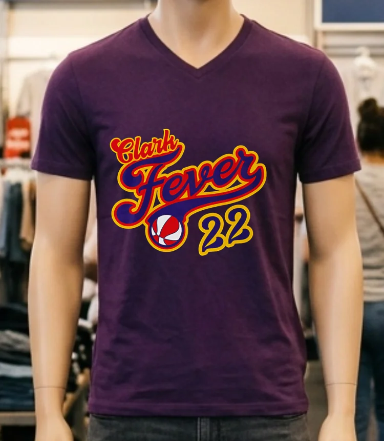 Caitlin Fever #22 Basketball Star Player Indiana Shirt - purple-shirt Caitlin Fever 22 Basketball Star Player Indiana Shirt Purple Shirt