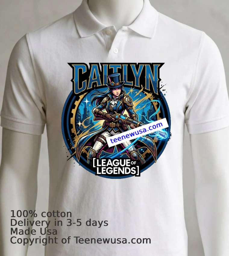 Caitlyn League Of Legends T Shirt White T Shirt 7