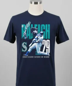 Cal Raleigh Seattle Mariners Single Season Catcher Hr Record Shirt