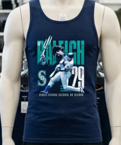Cal Raleigh Seattle Mariners Single Season Catcher Hr Record Shirt